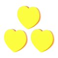 thumbnail image 1 of NUOLUX 3pcs Heart-shaped Sticky Pads Posted Self-Adhesive Paper Notes Facilitated Stickers Notepads, 1 of 4