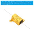 thumbnail image 4 of Unique Bargains 5W 0.22 Ohm Aluminum Shell Resistor Housing Resistor Housed Case Wirewound Resistors Power Resistor, 2 Pack, 4 of 4