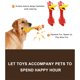 thumbnail image 5 of Greeniant Juguete interactivo para perros y gatos, duradero y fácil de limpiar, juguetes para masticar para perros, juguetes para masticar Suministros para perros pollo amarillo, 5 of 6