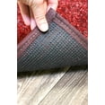 thumbnail image 3 of Koeckritz Rugs Red Black Indoor/Outdoor Artificial Grass Rug, 4'x7', Lightweight, 3 of 6