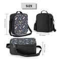 thumbnail image 2 of Easygdp Space Cars Print Lunch Box Large capacity Lunch Bag Leakproof Cooler Tote Bag Organizer with Adjustable Shoulder Strap, 2 of 7