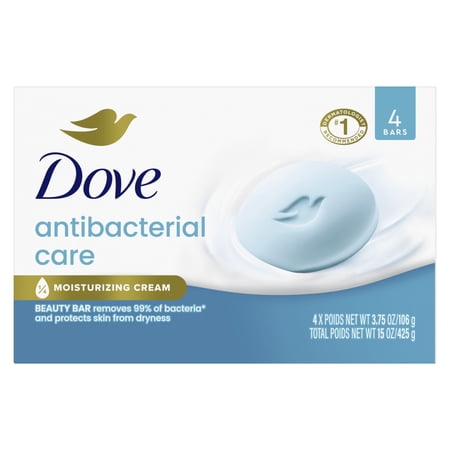 UPC 011111025882 product image for Dove Antibacterial Care Beauty Bar Soap  for Hands & Body  3.75 oz 4 Bars | upcitemdb.com