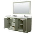 thumbnail image 4 of Wyndham Collection Wcf414166d-Qtz-Us3m58 Strada 66" Free Standing Double Basin Vanity Set, 4 of 7