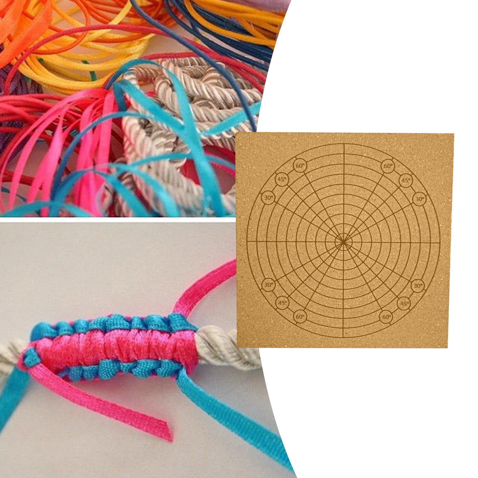The Beadsmith Macrame Combo - Bead Board 10 x 14 Inches - Box of 40 T-Pins 1.75 Inches - Bracelet Project & Instructions Included - Ideal for