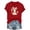 Red, variant on CHUMUD Happy Easter Shirts for Women Summer Casual Tees Short Sleeve Funny Bunny Flower Graphic Shirt Easter Tee Bow Colorful Tops