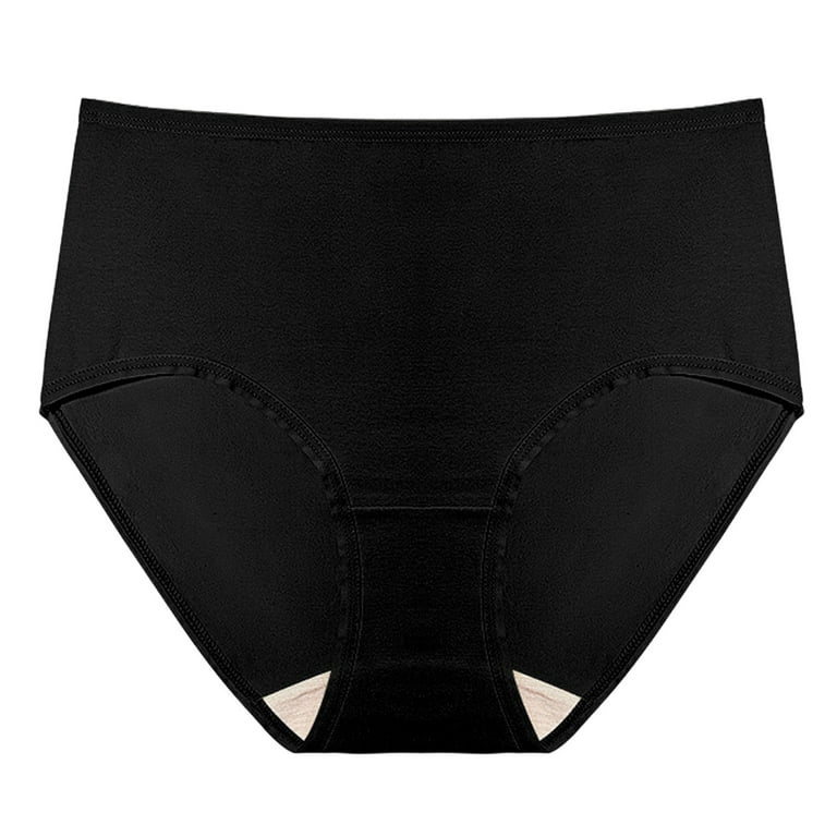 adviicd Panties No Show Underwear for Seamless High Cut Briefs Mid-waist  Soft No Panty Lines Black Large