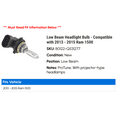 thumbnail image 2 of API Ram 1500 Low Beam Headlight Bulb White LED Automotive Bulb fits 2013 - 2015 Ram 1500, 2 of 2