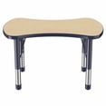 thumbnail image 4 of ECR4Kids Collaborative Bowtie Premium Thermo-Fused Adjustable Activity Table Maple/Maple/Navy - Toddler Ball, 4 of 4
