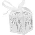 thumbnail image 1 of 50 X Bride And Groom, Candy Candy Box, Chocolate Cardboard Boxes, Small Jewelry Gift Box (Candy Box), 1 of 5