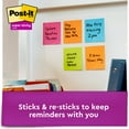 thumbnail image 6 of Post-it® Super Sticky Dispenser Notes, 3 in x 3 in, Energy Boost Collection, 6 Pads/Pack, 6 of 12