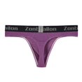 thumbnail image 4 of TANBOM Mens Hot Men Thong Underwear Comfortable Athletic Stretch Thong Purple S, 4 of 9