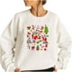 thumbnail image 1 of Mujer Casual Navidad Otoño Invierno Imprimir Sudadera Fleece Térmico O-cuello Manga larga Oversize Top Fridja  fksj564, 1 of 7
