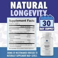 thumbnail image 3 of DR. EMIL NUTRITION NAD+ Boost - Nicotinamide Riboside Supplement for Longevity, Healthy Aging & Cellular Regeneration - NAD Supplement with with Berberine, L-Theanine & Niacin - 30-Day Supply, 3 of 6