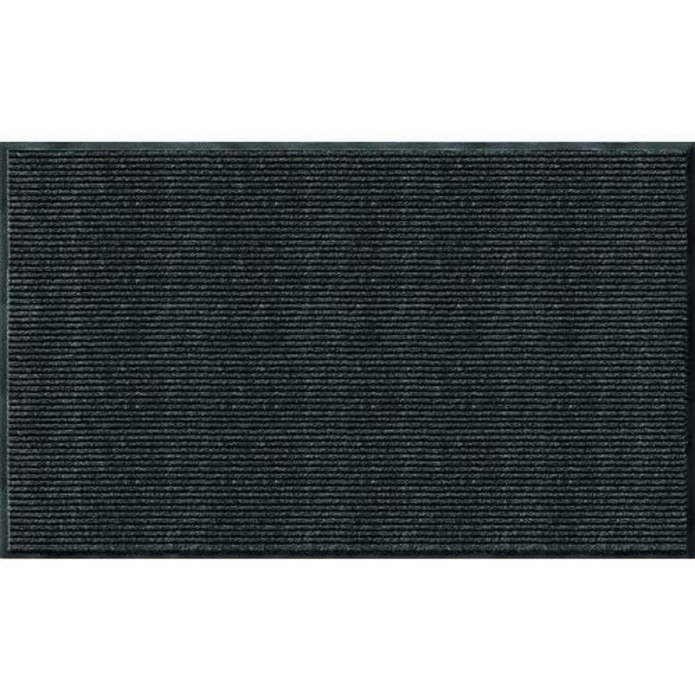 Utility Mats 6004319023x5 36X60 Rib Onyx Door Mat, 3 X 5Feet