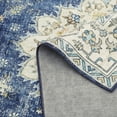 thumbnail image 2 of Yesfashion Carpets Area Rugs Washable Vintage Area Rugs,Boho Traditional Rug Floral Print Carpet,Low Pile Non-Slip Rubber Backing Foldable Mat, 2 of 7