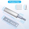 thumbnail image 3 of Langgg Silver Push Door Closer Catches Latches Release Premium Wide Applications Powerful Function 1Set, 3 of 6