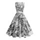 thumbnail image 1 of Vestido de Impresión Vintage de las Mujeres, Moda de Verano sin Mangas Maxi para la Fiesta de la Noche Y el Vestido Casual, Sexy Estilo Resort Largo Vestido, 1 of 9