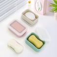 thumbnail image 2 of Leak Proof Silicone Travel Soap Case with Draining Layer, Compact Portable Soap Container, Shatterproof Soap Holder for Traveling, Camping, Gym, Bar Soap Caddy (Dark Blue), 2 of 7