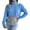 Blue, variant on Vedolay Fall Sweaters 2023 Long Sleeve Soft Sweaters Lightweight Women Pullovers Blue,M