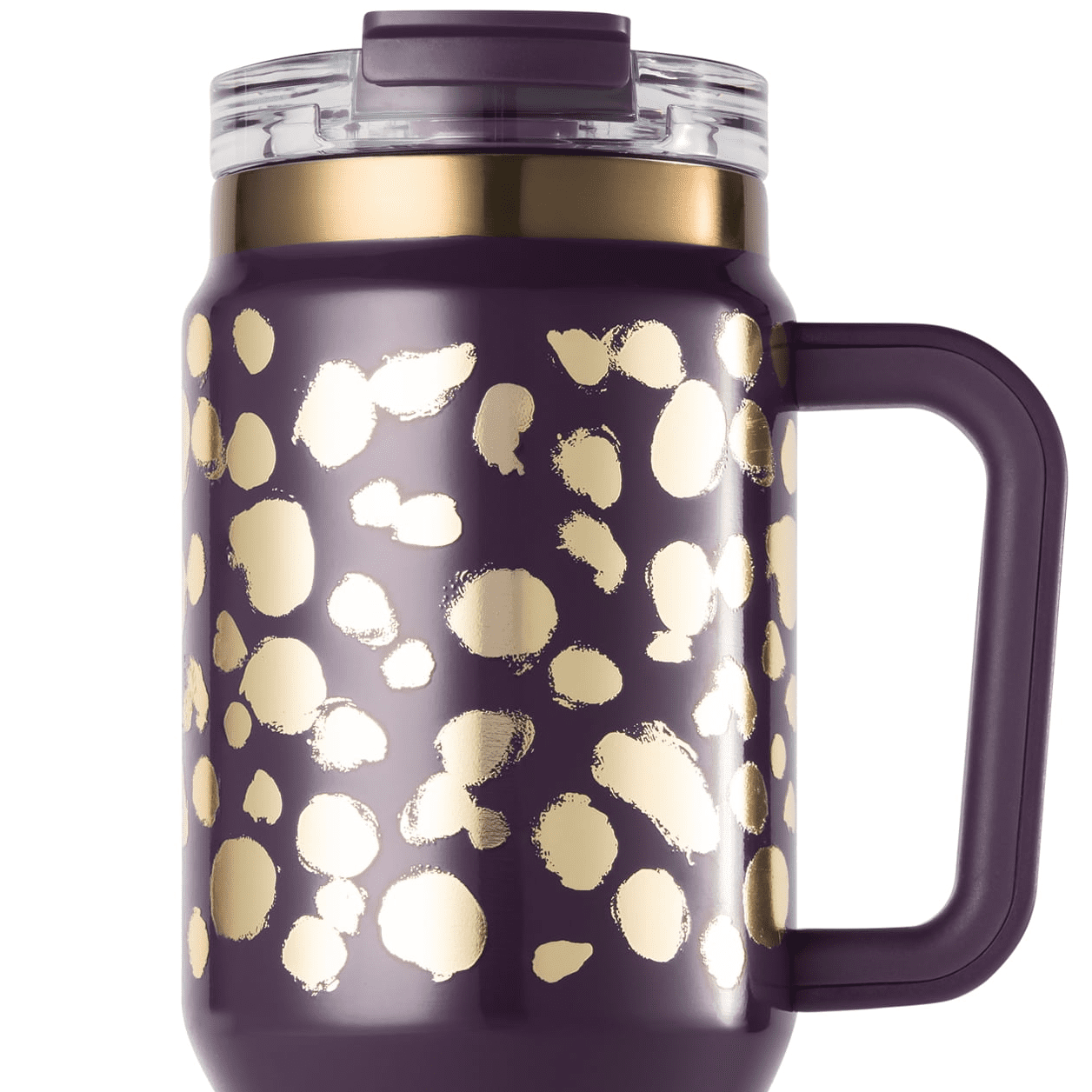 Purple & Gold Dots