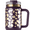 Purple & Gold Dots, variant on Thyme & Table 32 fl oz Stainless Steel Luna Tumbler with Handle and Dual Straw Lid, Purple & Gold Dot