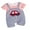 Red, variant on Caitzr Newborn Baby Boy Summer Romper Short Sleeve Round Neck Striped Car Patch Fake Two-Pieces Toddler Jumpsuit