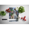 thumbnail image 2 of Carolines Treasures PPP3194LCB Wheaten Terrier Christmas Snowdog Glass Cutting Board - Large, 2 of 2