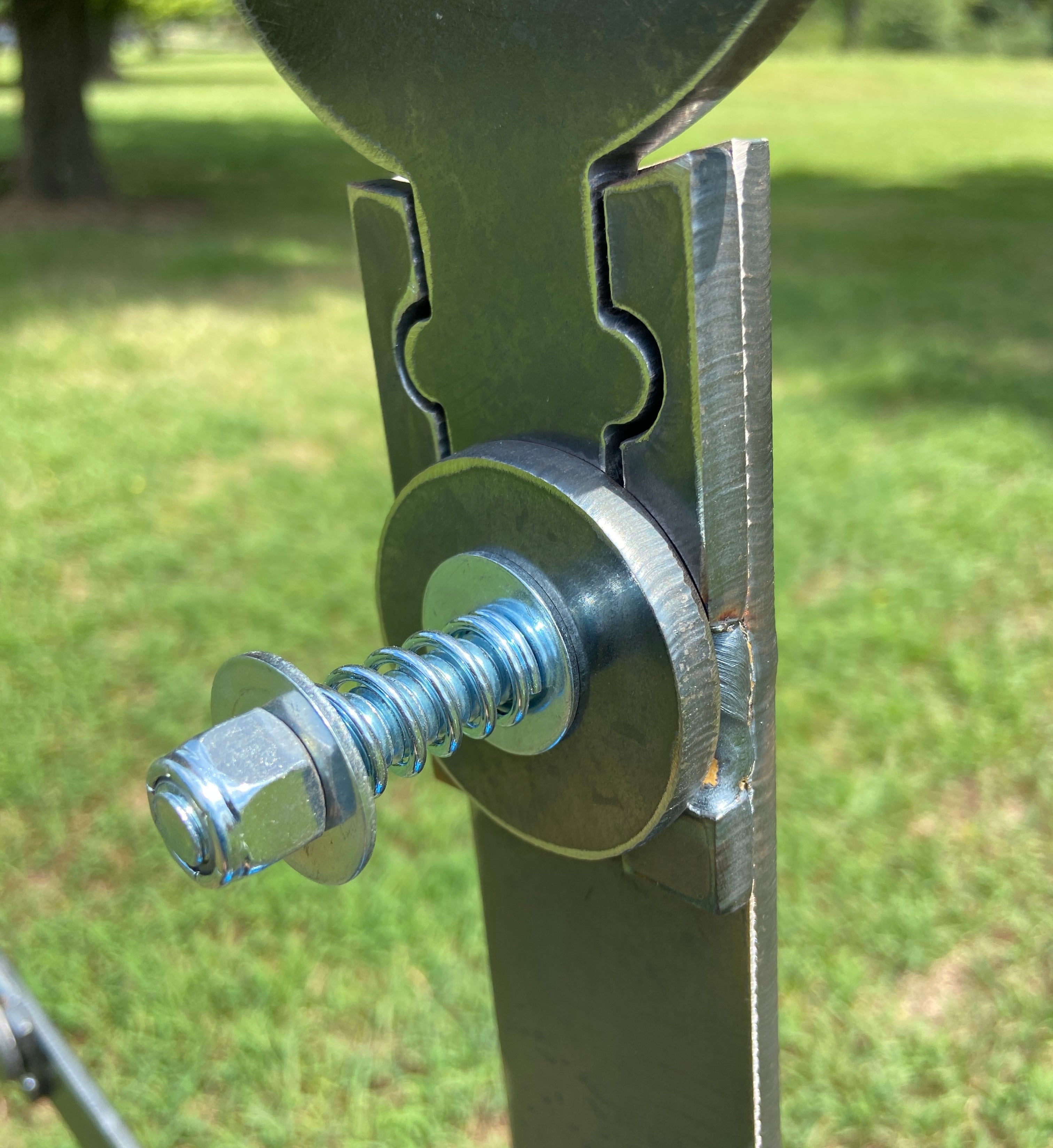 Magnum Target Portable 1/4" .22LR Rimfire Texas Star "No Weld" Reactive Steel Shooting Target w/ 4in Paddles - TS-4-14