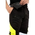 thumbnail image 7 of JuicyTrendz Men's Hi-Vis Cargo Work Pants with Reflective Tape Safety Construction Trousers for High Visibility Yellow W32 x 32L, 7 of 7