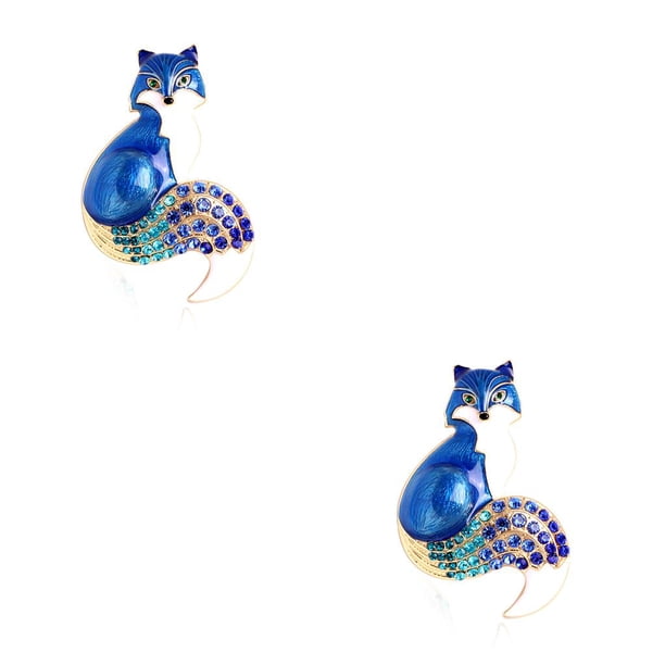 Qarigey Broches de diamantes de imitación para mujer, alfileres de joyería de dibujos animados en forma de animales, accesorios de insignia para ropa, Type2 NO2 Qarigey CBP224834