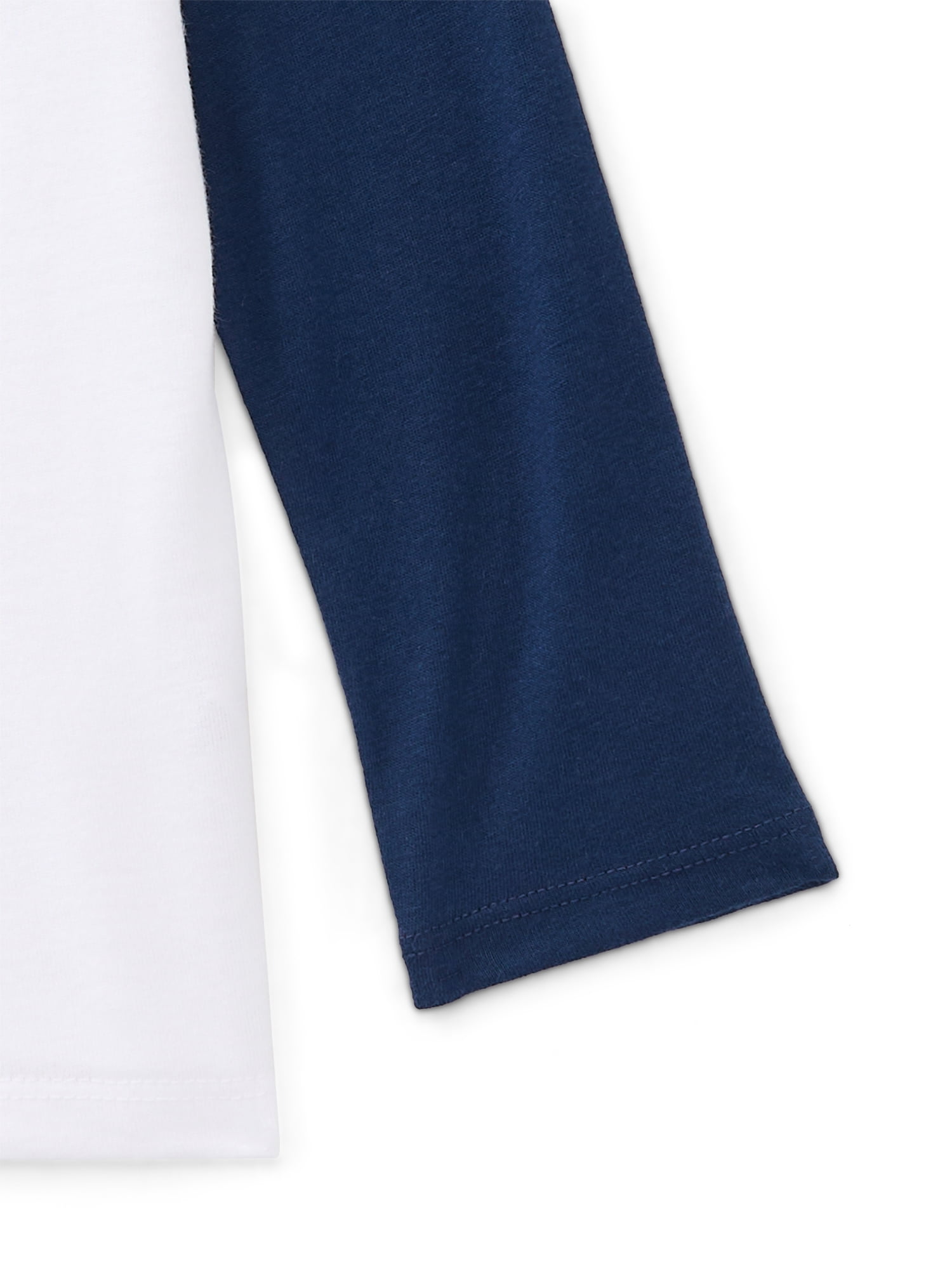 Wonder Nation Toddler Boys Long Sleeve Raglan T-Shirt, Sizes 18M-5T