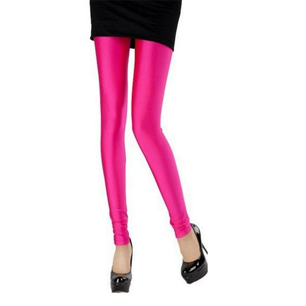 2022 New Spring Autume Solid Candy Neon Leggings for Women High Stretched  Female Sexy Legging Pants Girl Clothing Leggins