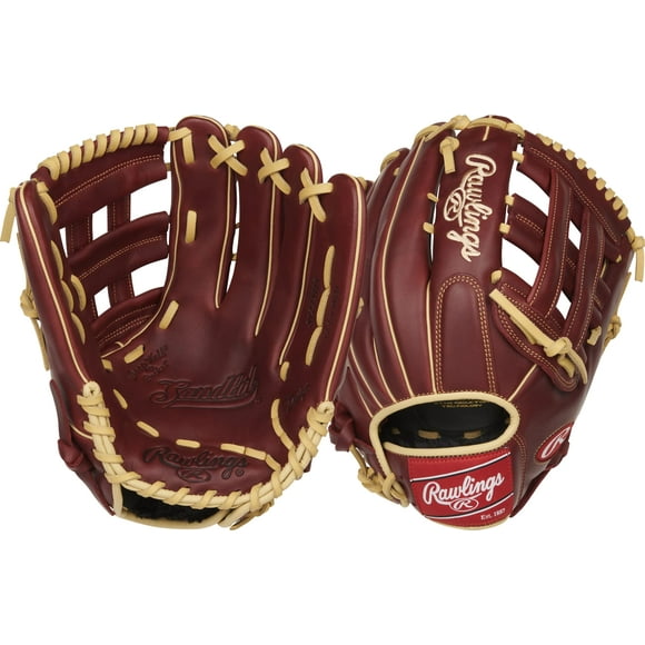Guante de béisbol Rawlings SANDLOT para mano izquierda, 12.75 pulgadas