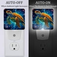 thumbnail image 2 of Sea turtle LED Square Night Light - Compact and Energy Efficient Illumination for Bedrooms and Bathrooms - Plug-in Wall Lamp with Auto Sensor, 2 of 6