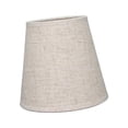 thumbnail image 2 of Pantallas de lámpara de tela rústica, pantalla de tela de barril, cubierta de lámpara de tela de yute hecha a mano para lámparas de mesa, decoración, 2 of 8