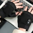 thumbnail image 6 of GJX Rechargeable Heating Gloves,Usb Powered Hand Warmer,Fingerless Thermal Gloves,Outdoor Winter Gear,Electric Heated Accessories Hand Warmer Gloves, 6 of 7