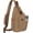 Brown, variant on Sling Bag for Men, Large Crossbody Bag Men with Anti Tunnel Lock Zipper Canvas Sling Backpack for Travel Hiking