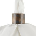 thumbnail image 2 of Contemporary Home Living Set of 6 2" Brown and Black Rub Finish Wood Band Napkin Rings, 2 of 6