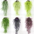 thumbnail image 4 of 2PCS Artificial Hanging Plants, Faux Hanging Greenery Ivy Decor, Artificial Hanging Vines, Plastic Plants for Indoor Outdoor Wall Home Garden Wedding Party Decor, 4 of 9