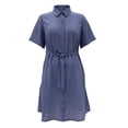 thumbnail image 1 of GEORGE G VESTIDO MC CAMISERO LISO AZUL H, 1 of 4
