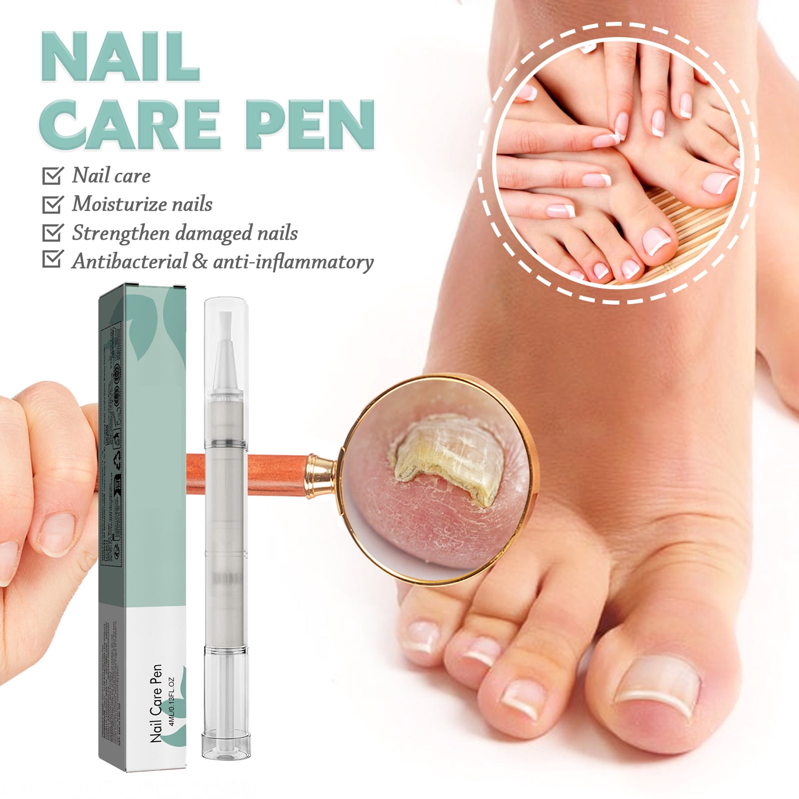 Alvantor Nail Care Pen with Aloe & Tea Tree Oil, Fungal Nail & Moisturizing Cuticle Treatment