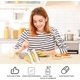 thumbnail image 4 of Set of 2 Stainless Steel Triangle Shaped Napkin Holders for Kitchen Worktop Dining Table Gold, 4 of 5