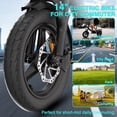 thumbnail image 3 of Bodywel Electric Bike for Adults, 500W Peak Motor, Electric Bicycle with 36V 10Ah Battery, 14" Folding Ebike, 20MPH, Commuting Mini E Bikes, UL2849, 3 of 10