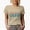 Tan, variant on Birthday Crew, Groovy Retro Wavy Text Merch Gift, Baby Blue T-Shirt, Medium