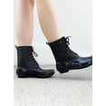 thumbnail image 3 of Instant Lace Up Women's Duck Boots in Black, 3 of 6