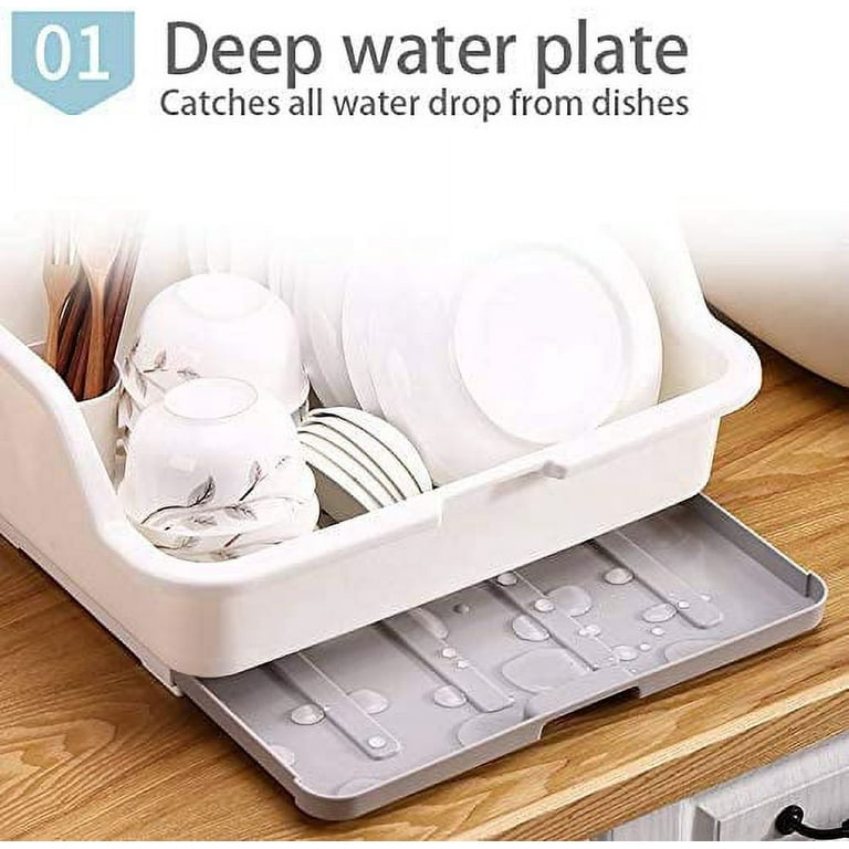 Dish Drainer Dish Drying Rack Portable Pot Rack Cover Kitchen Plate Rack  Kitchen Rack Plate Organizers Drainer Cabinet Sort Rack