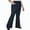 Navy, variant on UYISJ Plus Size Pants for Women Long Flared Pants Oversized Boot Cut Leggings Tummy Control Bell-Bottoms Basic Tight 4XL