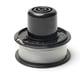 thumbnail image 4 of Carretes Repuesto para Hilo Desbrozadora 20 Pies Con Tapa Y Resorte Decker Black, 4 of 7