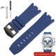 thumbnail image 3 of Correa de reloj de caucho de 28 mm para correa de silicona AP Audemars y Piguet Royal Oak Offshore 15703 15706 15707 26020 42 mm, 3 of 5
