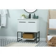thumbnail image 2 of 30 inch single bathroom vanity in white, 2 of 8